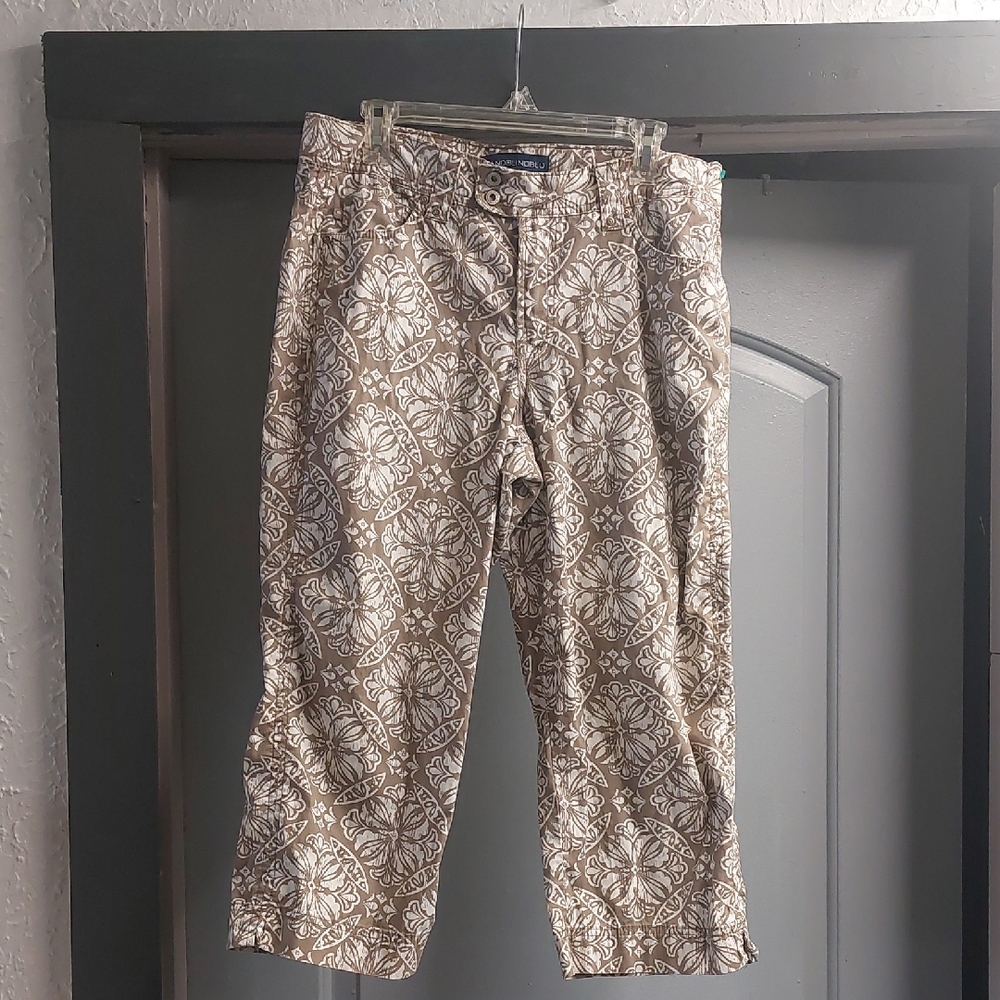 Bandolino Men's Beige Floral Chinos